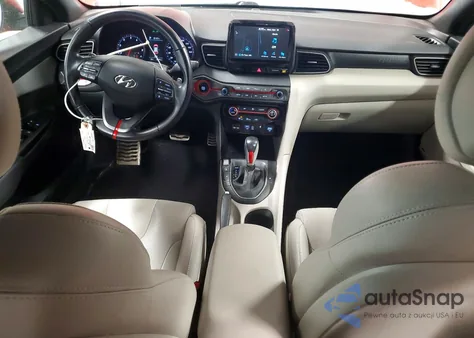 2019 Hyundai Veloster Turbo Ultimate from USA, damaged, VIN KMHTH6AB2KU014322